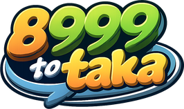 8999 to taka